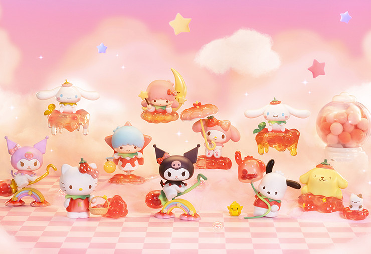 Sanrio Sweet Strawberry Paradise Full Set 8 Figures | TOPTOY Authentic Kawaii 