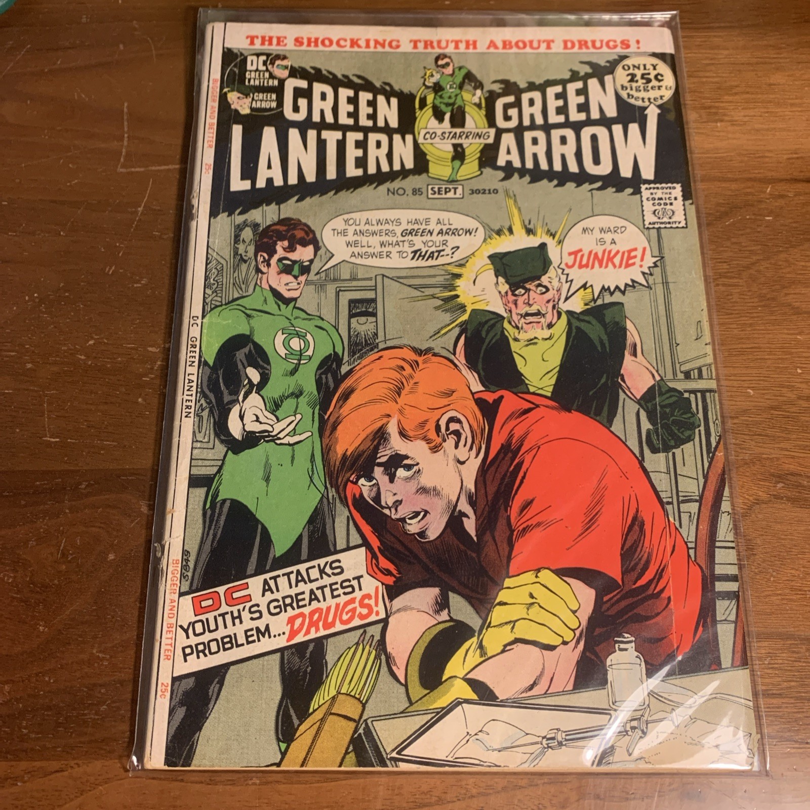 September 1971 No. 85 DC Comics Green Lantern & Arrow Neal Adams Superhero Comic