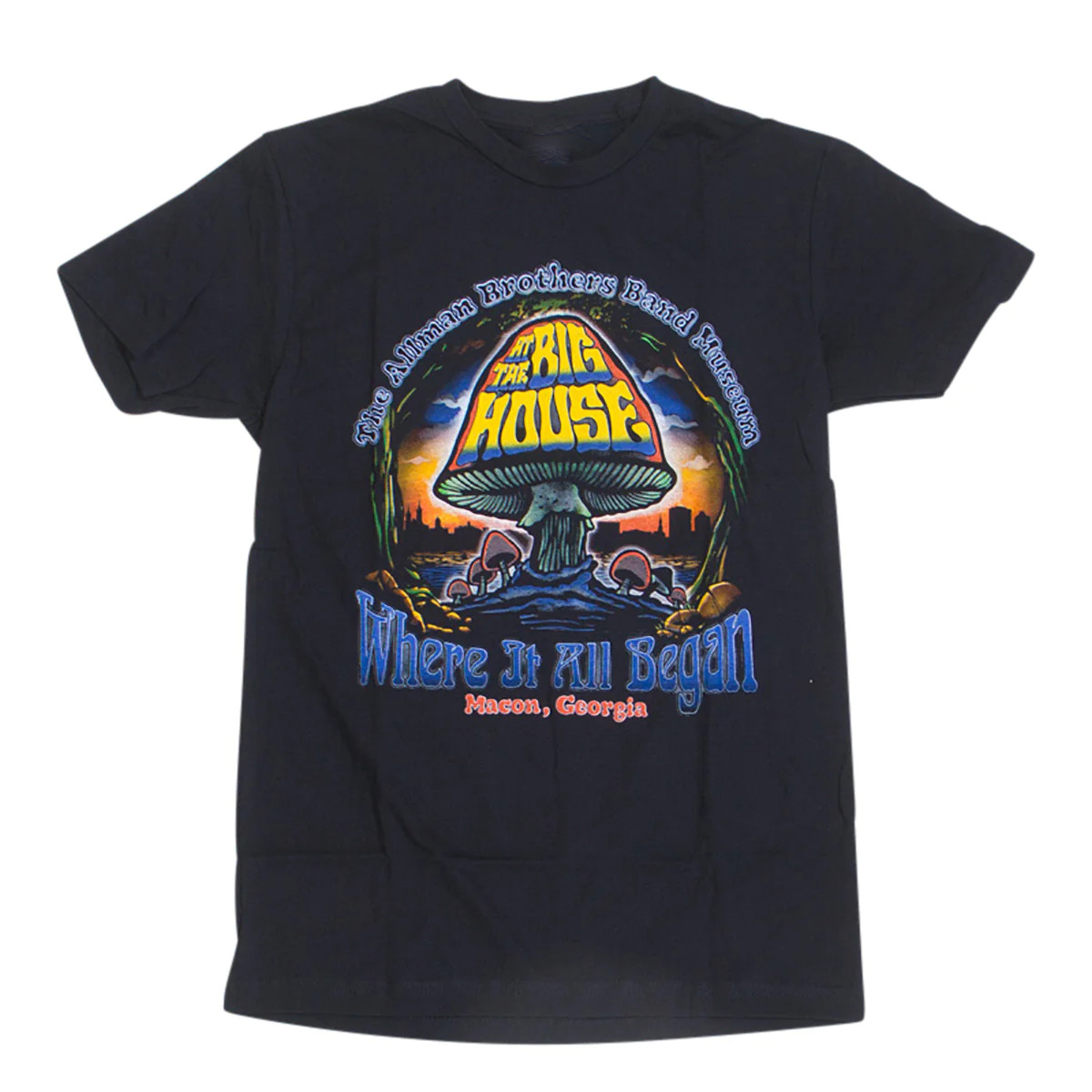 Vtg The Allman Brothers Band For Fans Cotton All Size Unisex Black Shirt CC600
