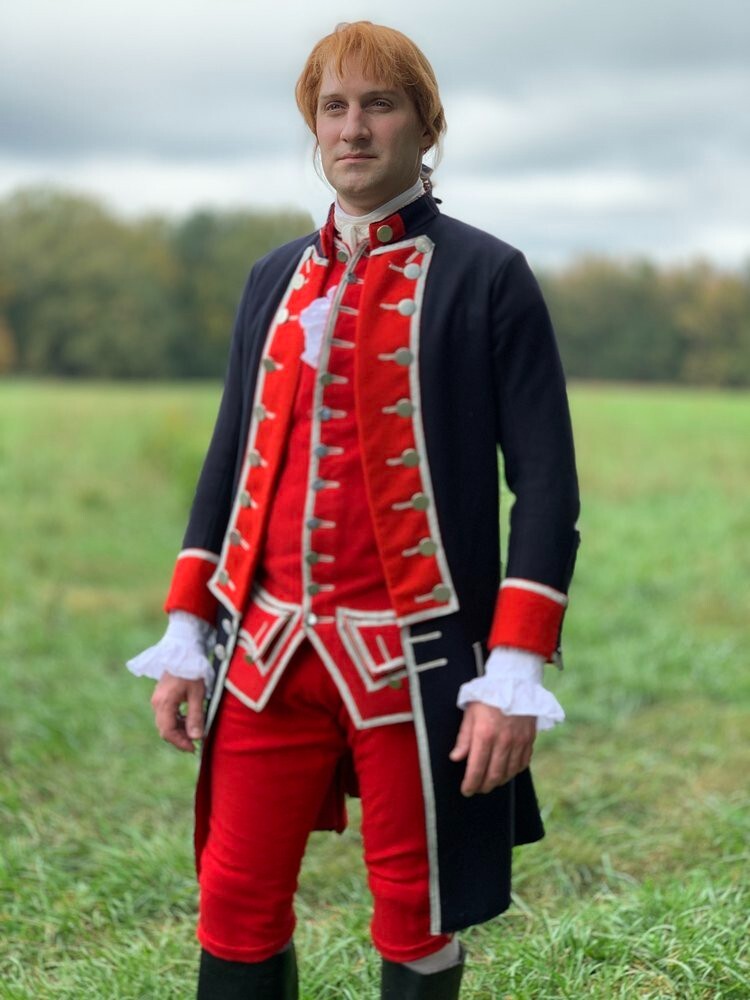 Colonel George Washington's French and Indian War Uniform