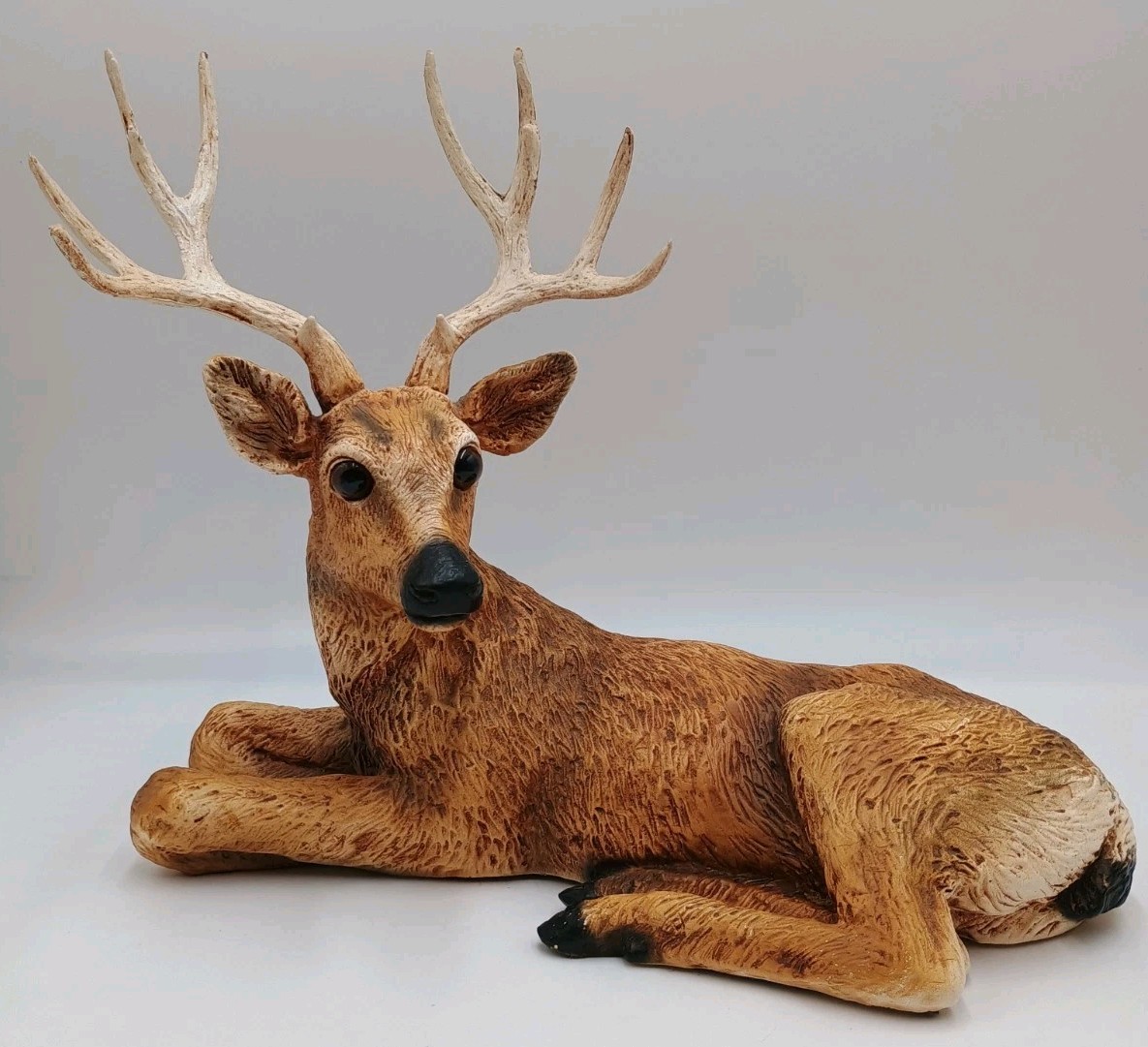 Vintage 1984 Homco Resting Deer Buck Figurine #267 - 11\