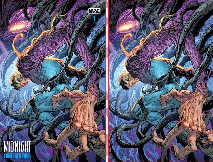 MIDNIGHT FANTASTIC FOUR #1 KEN LASHLEY NYCC EXCLUSIVE VARIANT SET LTD
