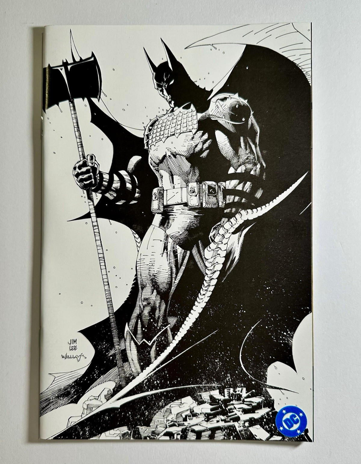 DC Absolute Batman #1 Jim Lee Sketch Cover Virgin Variant 1:100 1st Print