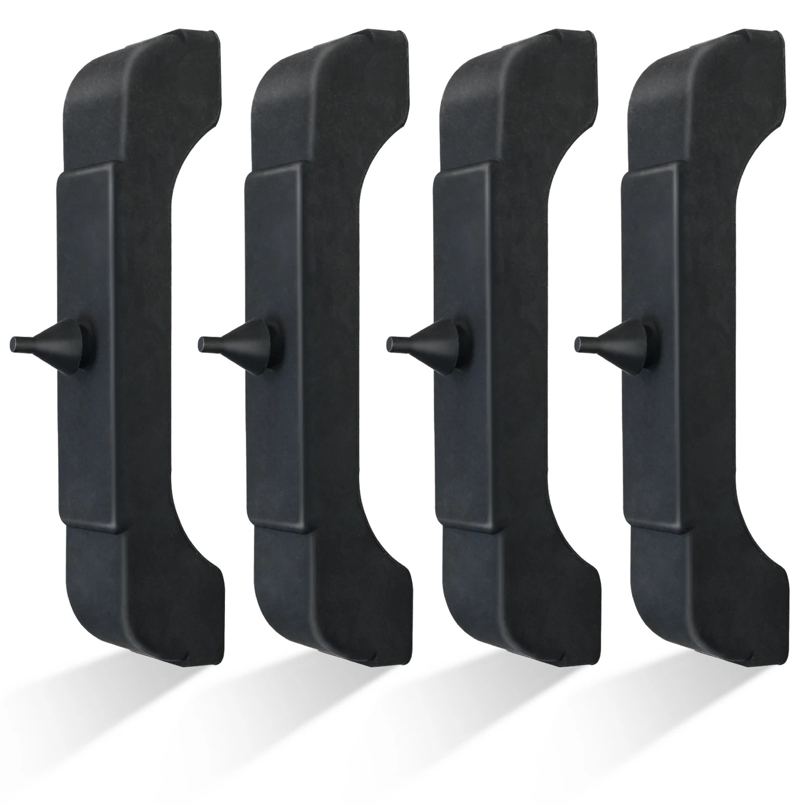 Rubber 3 Core Radiator Mounting Cushions Support Pads Fits for GM Black  NEW
