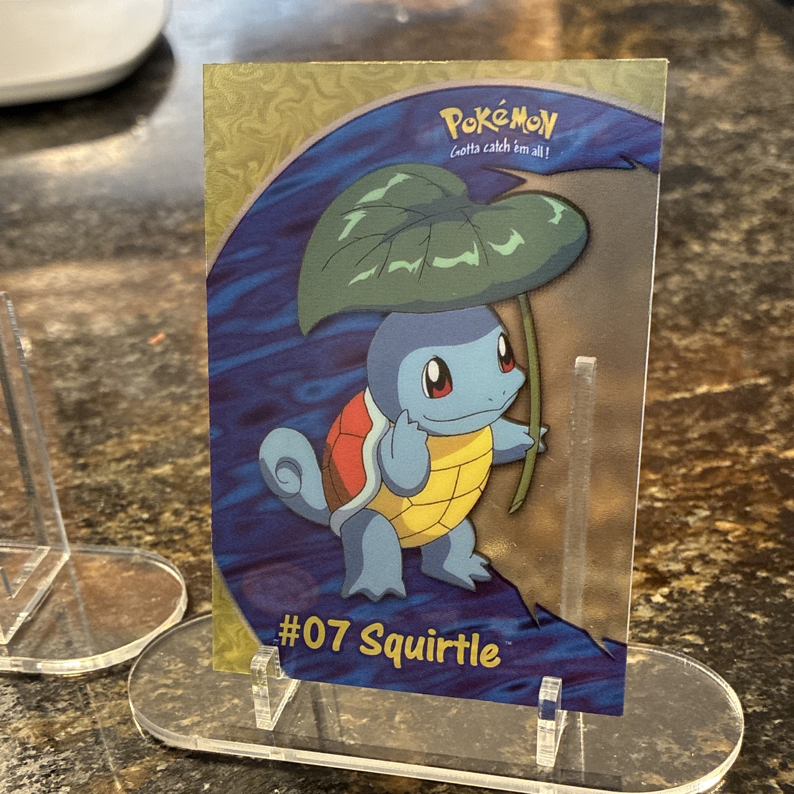 Topps 1999 Pokémon TV Animation Edition Insert PC-4 #07 Squirtle Card