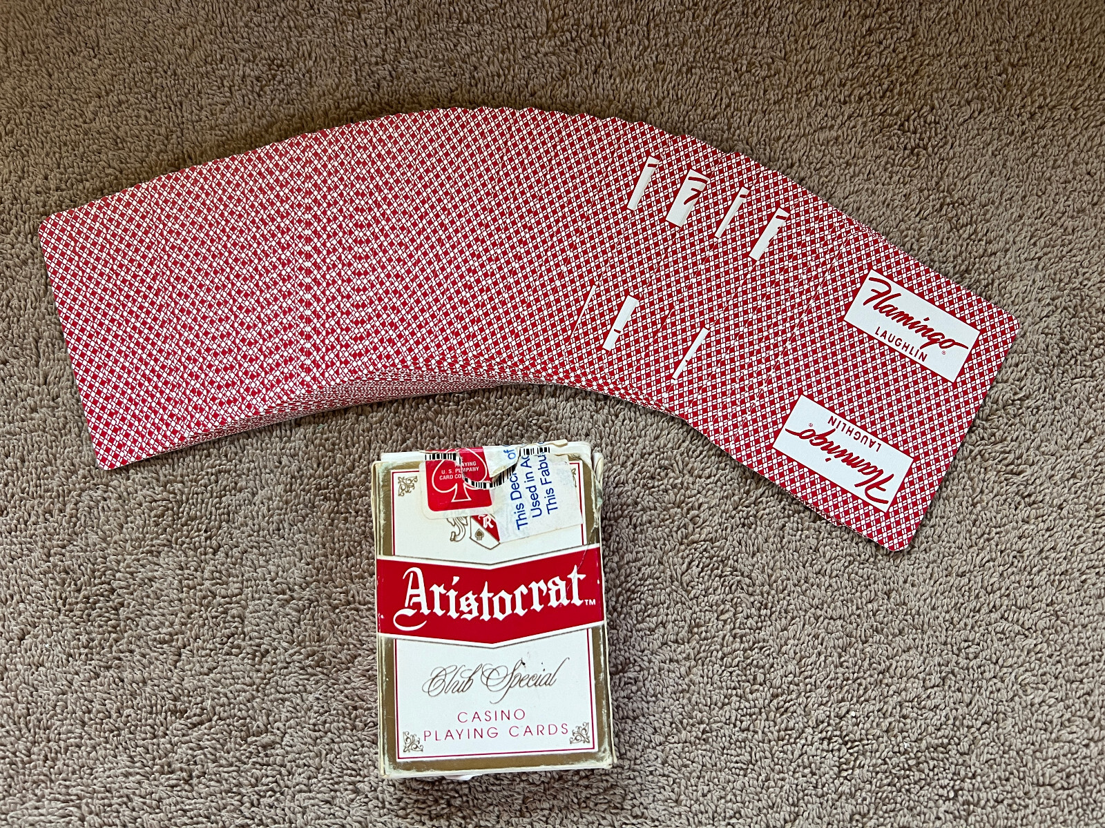 Aristocrat Club Special Deck Playing Cards Used in Flamingo Casino Laughlin