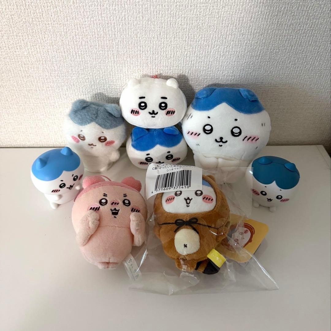 Chiikawa Plush Mascot Set 8 Collectible 13+ Chiikawa Plush Mascot Set 8 Collectible 13+