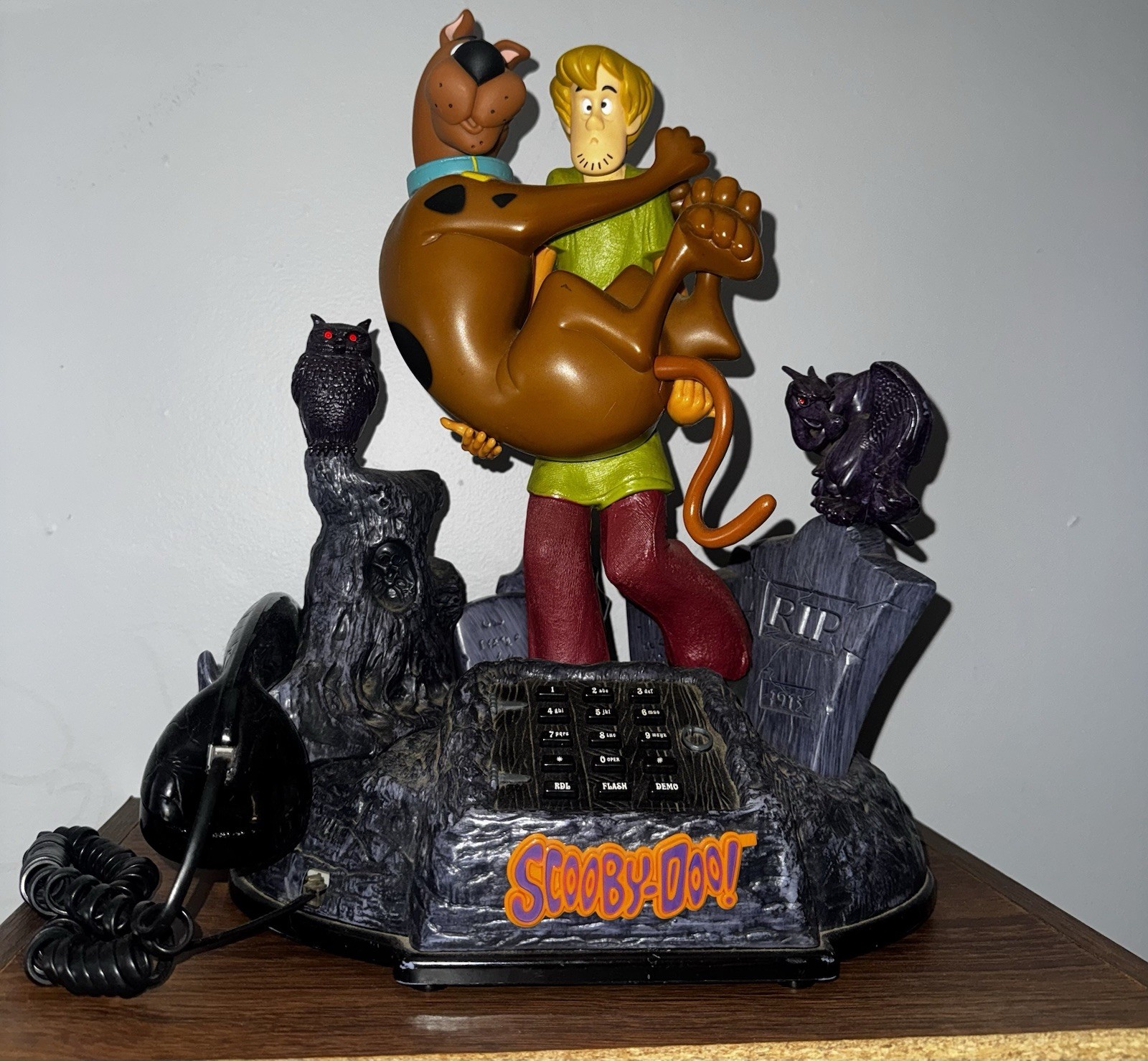 Vintage Scooby-Doo & Shaggy Animated  Talking Telephone Tested And Works