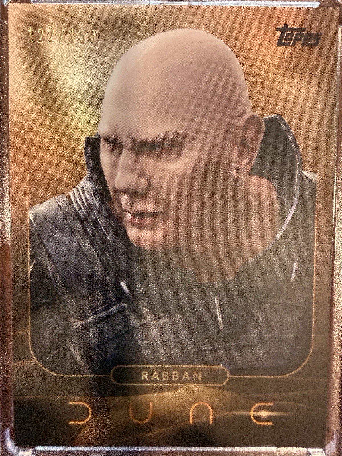 2024 Topps Dune Release Exclusive #7 Rabban 122/150 Dave Bautista