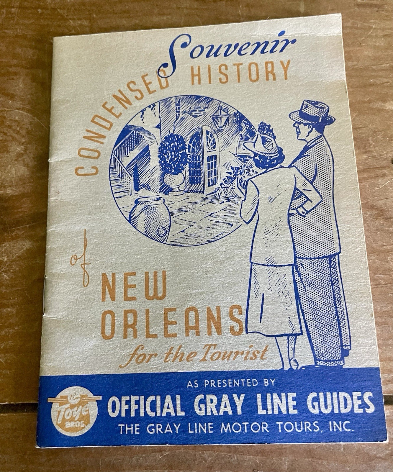 1940s Condensed Souvenir History Of New Orleans For The Tourist Booklet 5 X 6