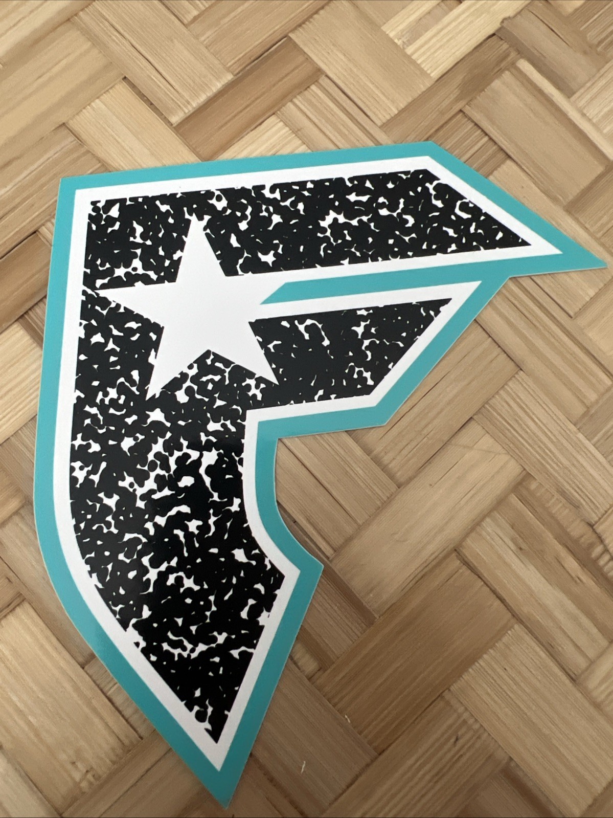 FAMOUS STARS and STRAPS  “Static”  Sticker • 4.5” Vinyl Decal • Skater Punk Vibe