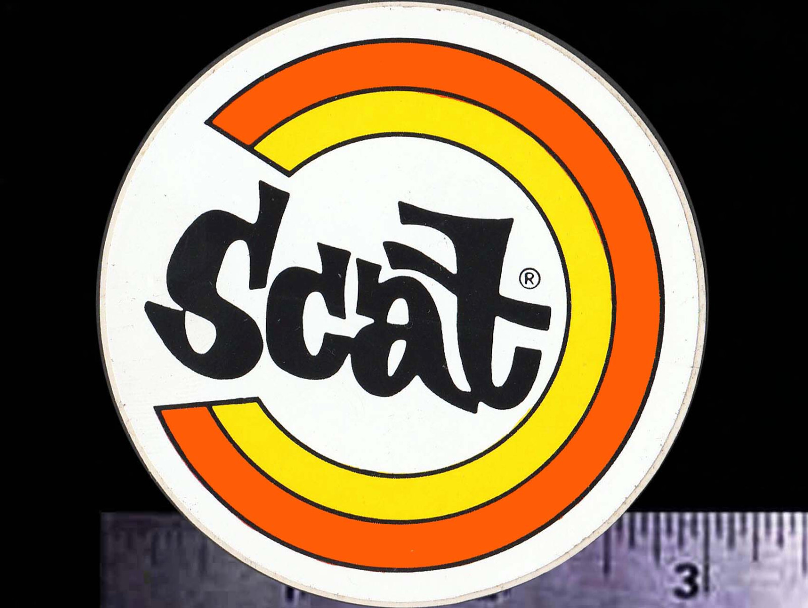 SCAT Crankshafts - Original Vintage 60's 70's Racing Decal/Sticker Dune Buggy