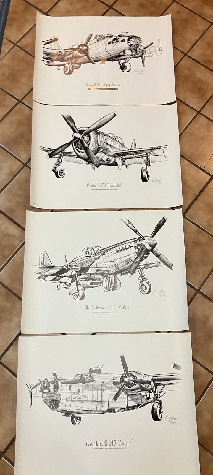 Dean R. Field Prints From Combat Air Museum Topeka Kansas Yesterday’s AF Lot4