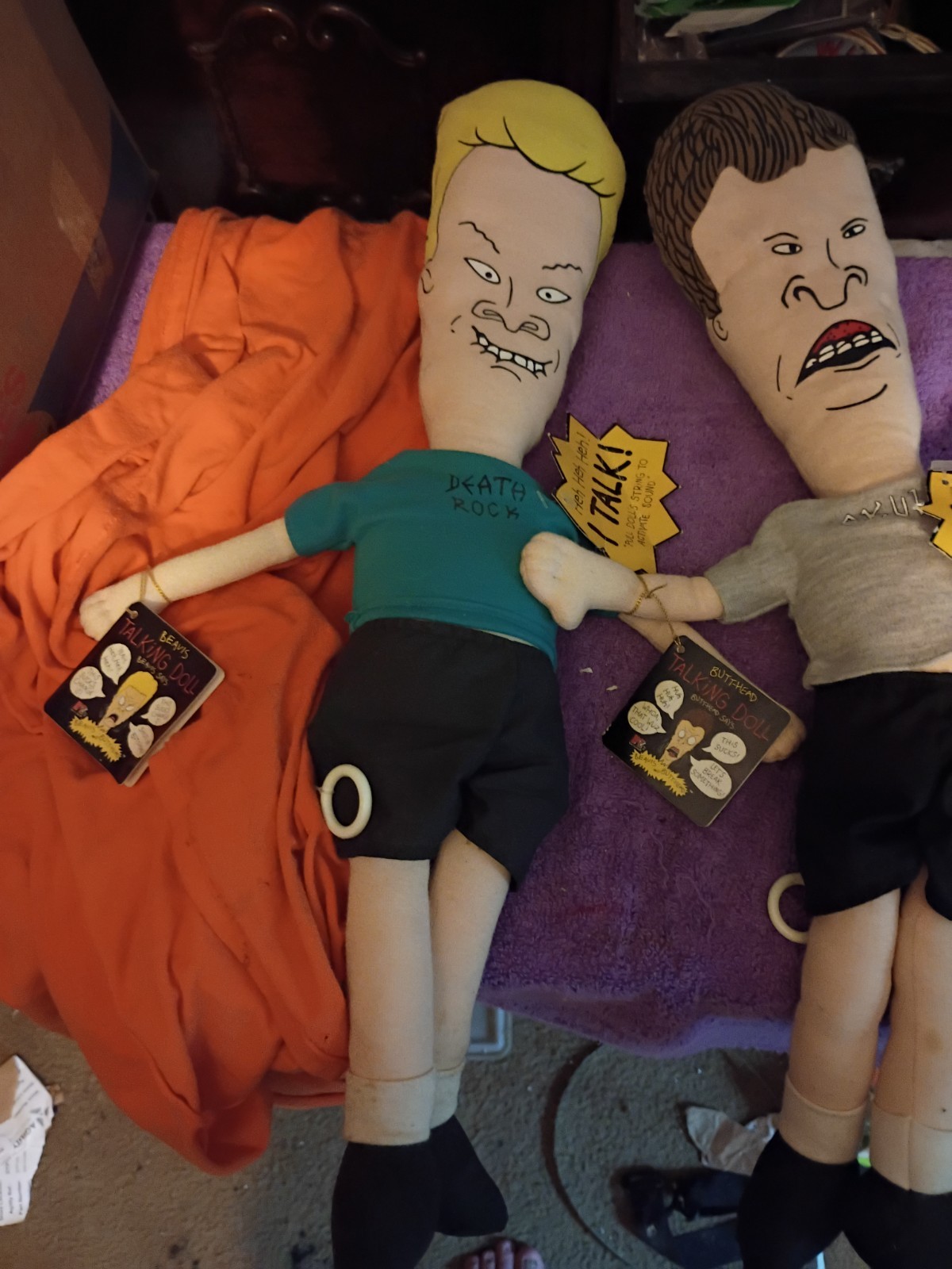 Rare Beavis & Butt-Head Talking Dolls Out Of Character Plush 22