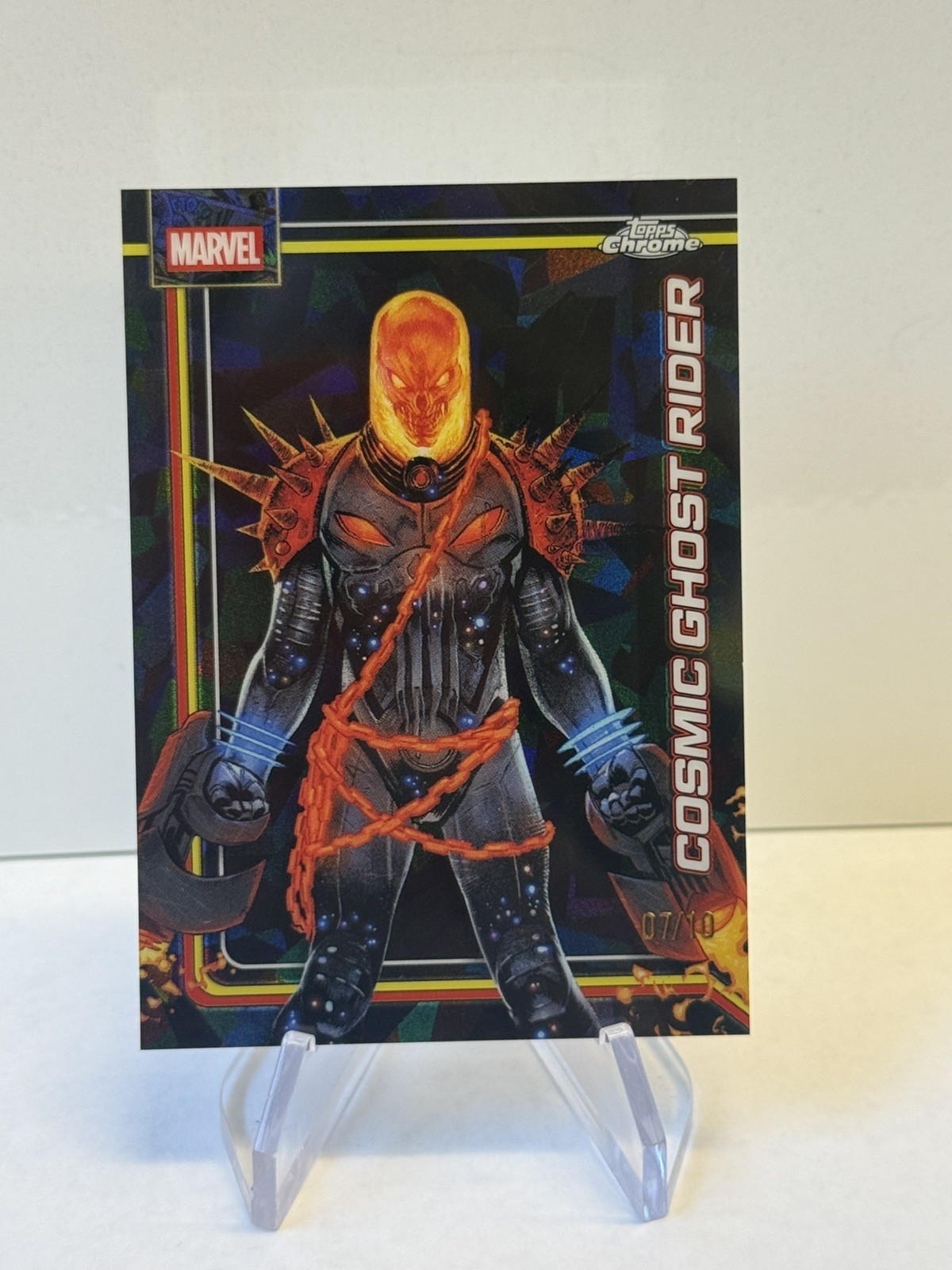 2026 Topps Chrome Marvel Sapphire Cosmic Ghost Rider Black /10