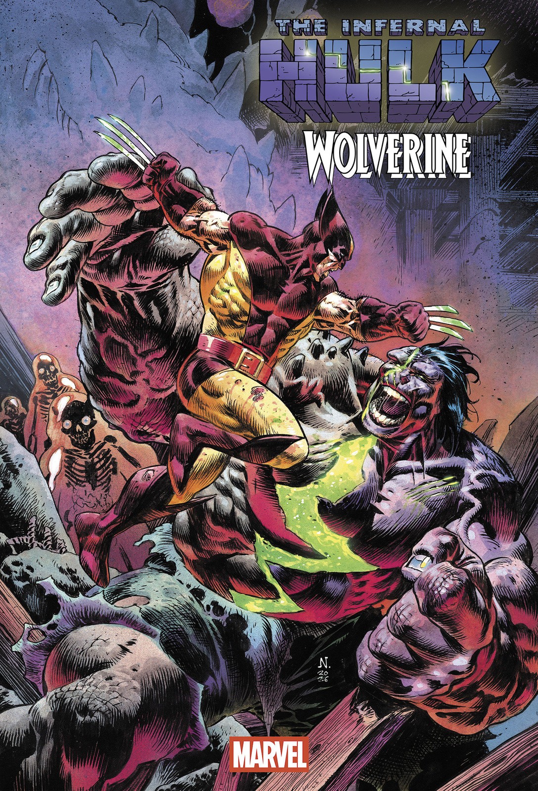 Infernal Hulk Vs. Wolverine #1 Cvr A Cover Variant Pre Order 9/23/26 Marvel