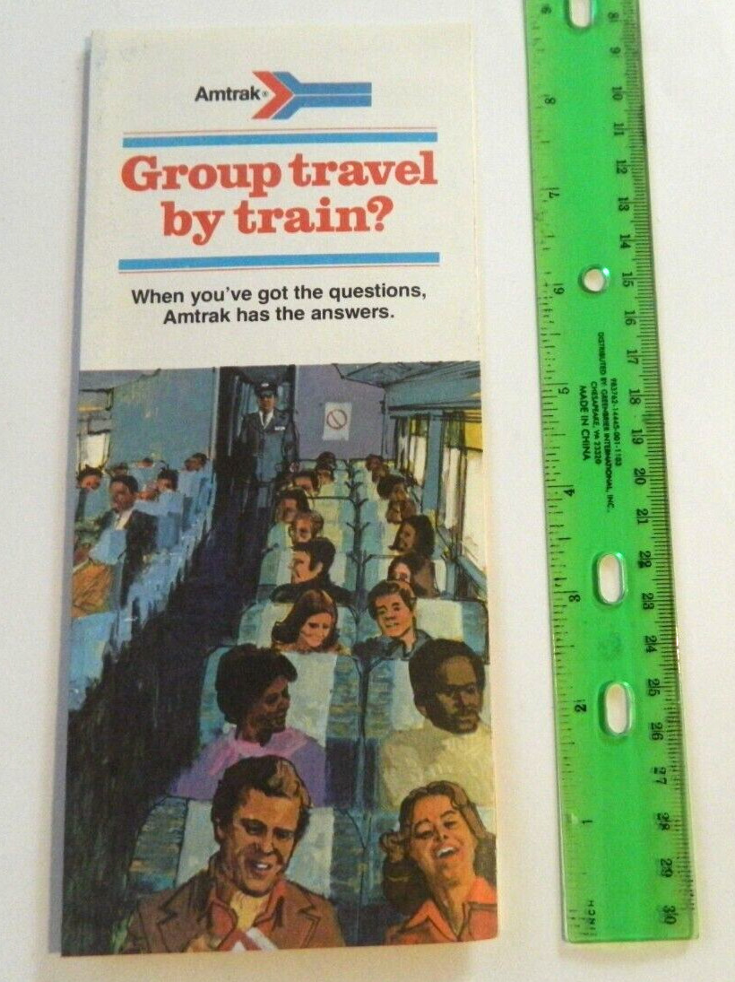 1976 Amtrak Group Travel by Train Brochure. T5