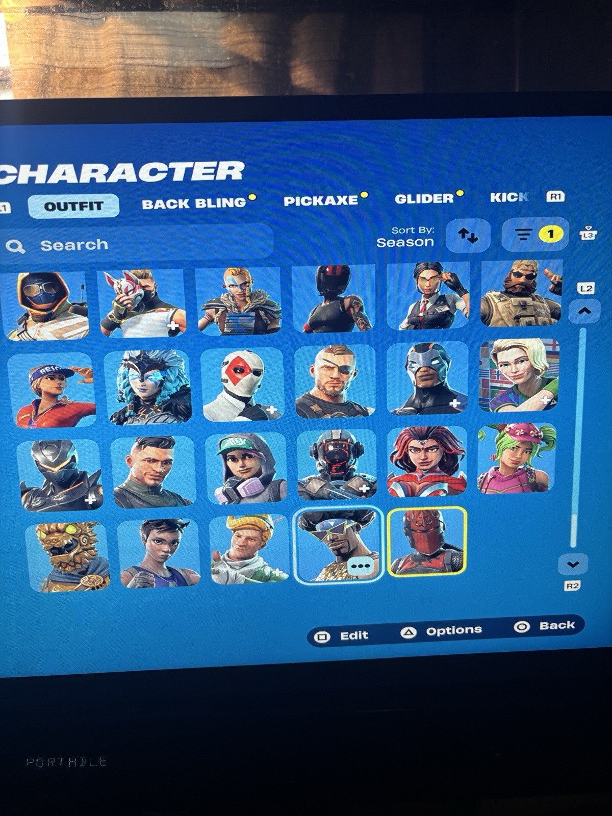 Fortnite og Account 227 Outfits 322 Back Bling Pickaxes Gliders season2 umbrella