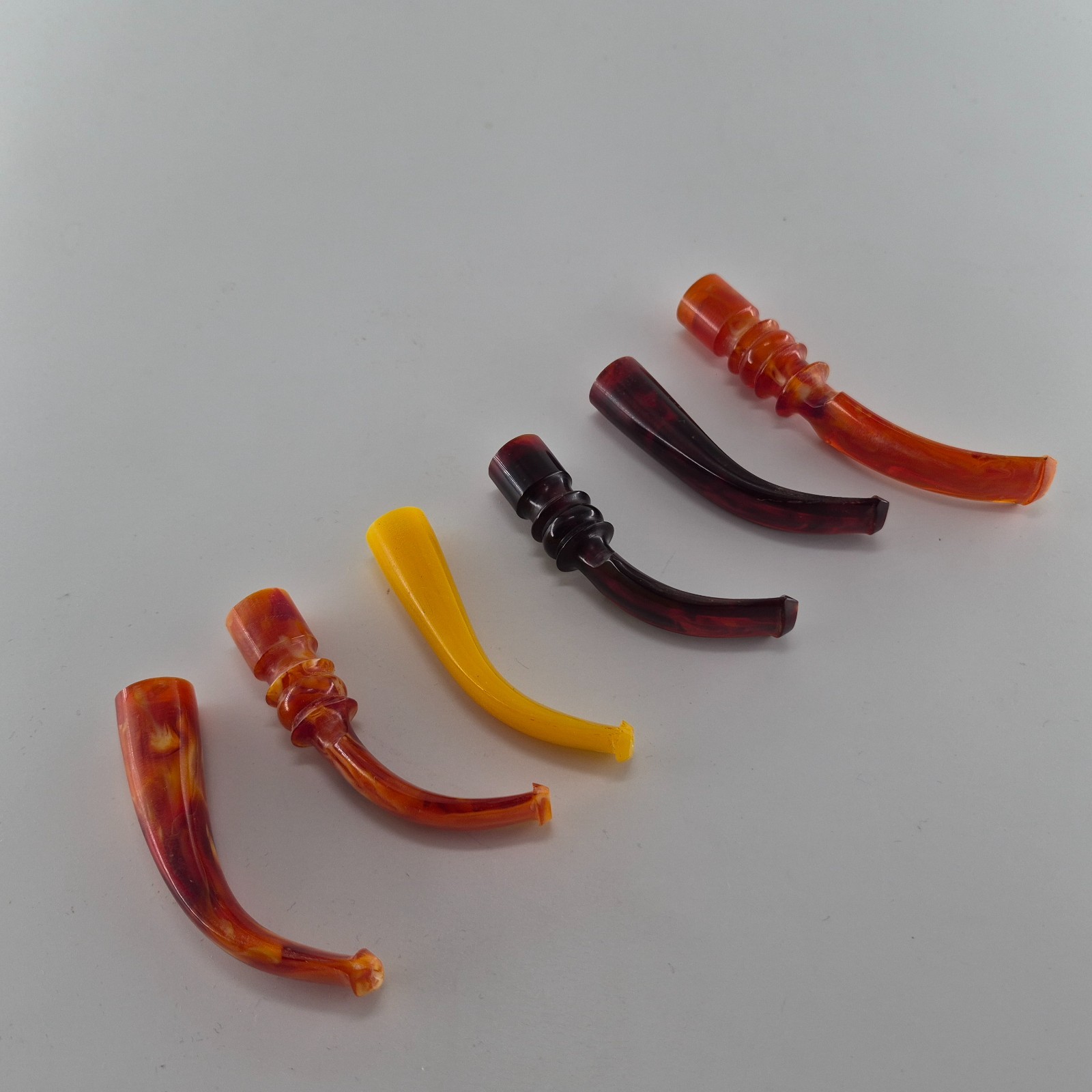 6 Pieces Replacement Stems for Meerschaum Pipes 15-16MM diameter 8cm-10cm length