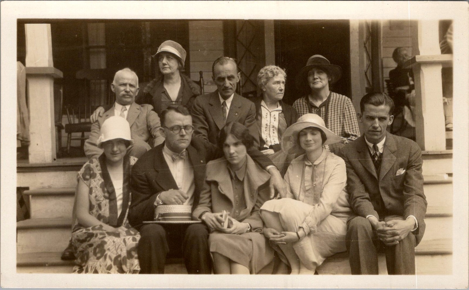 1920s Brooklyn NY Stoop Photograph Keegan 638 Halsey St Group New York