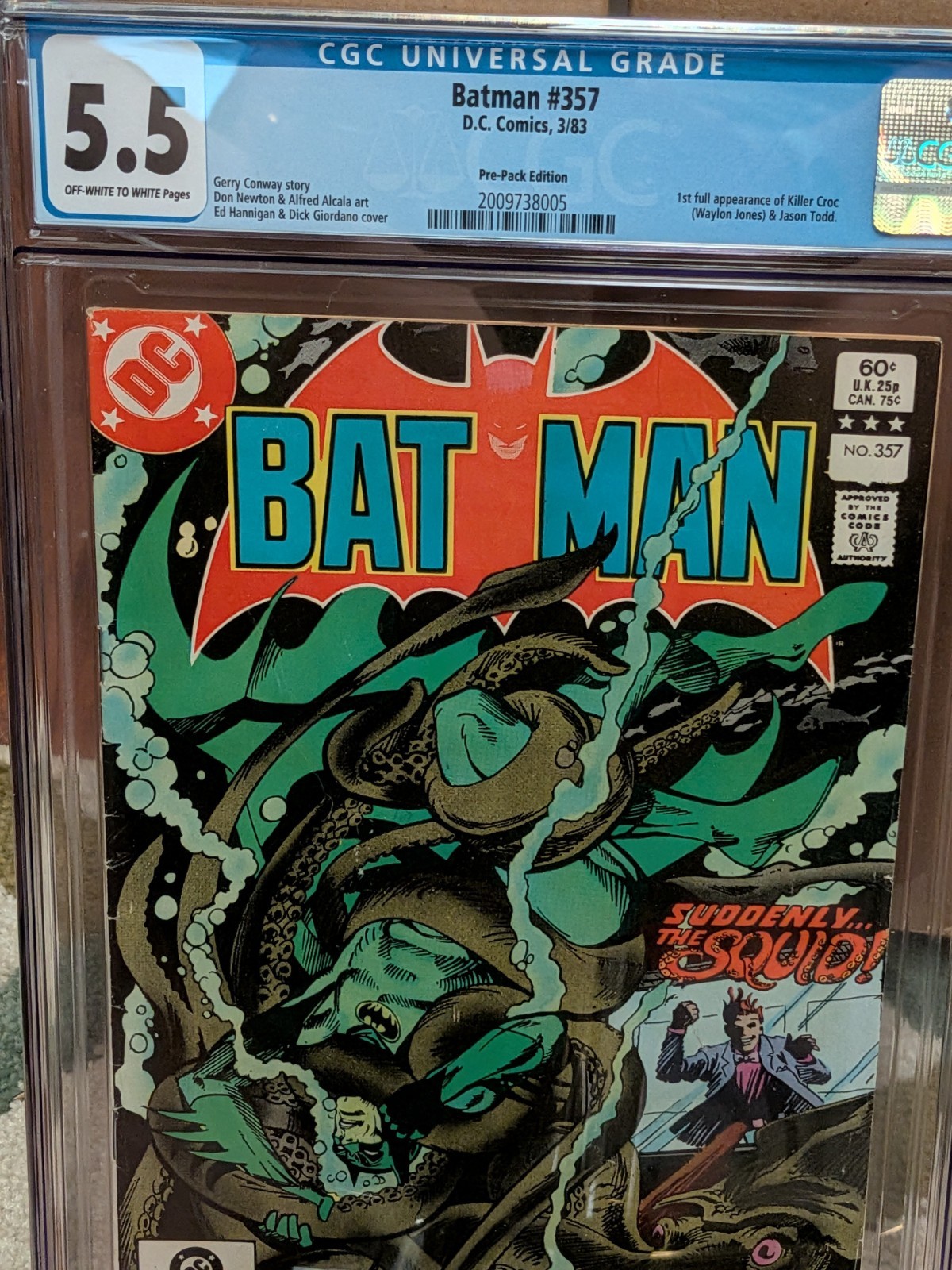 DC Comics Batman 357-1983 Killer Croc First Appearance Jason Todd