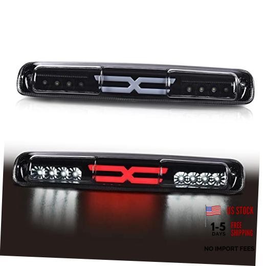 LED Bar 3rd Third Brake Light, Smoky Lens Black LED|Smoky Lens Black Housing