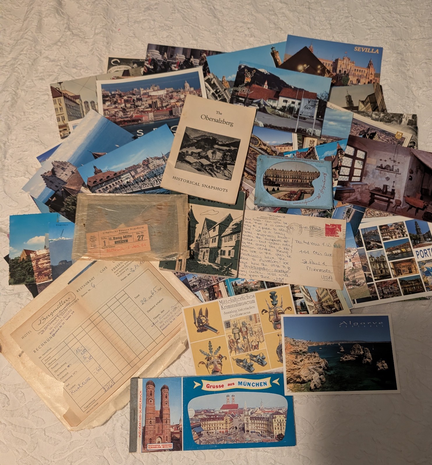 Huge Lot 200+Vtg Germany Postcards U.S. Soldier Letter Mention Hitler Cold War
