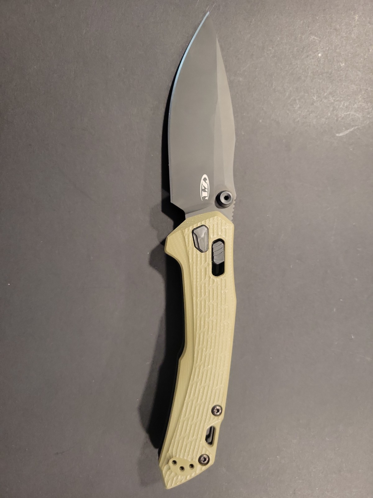 Zero Tolerance 0203 DuraLock Knife Olive G-10 (4\