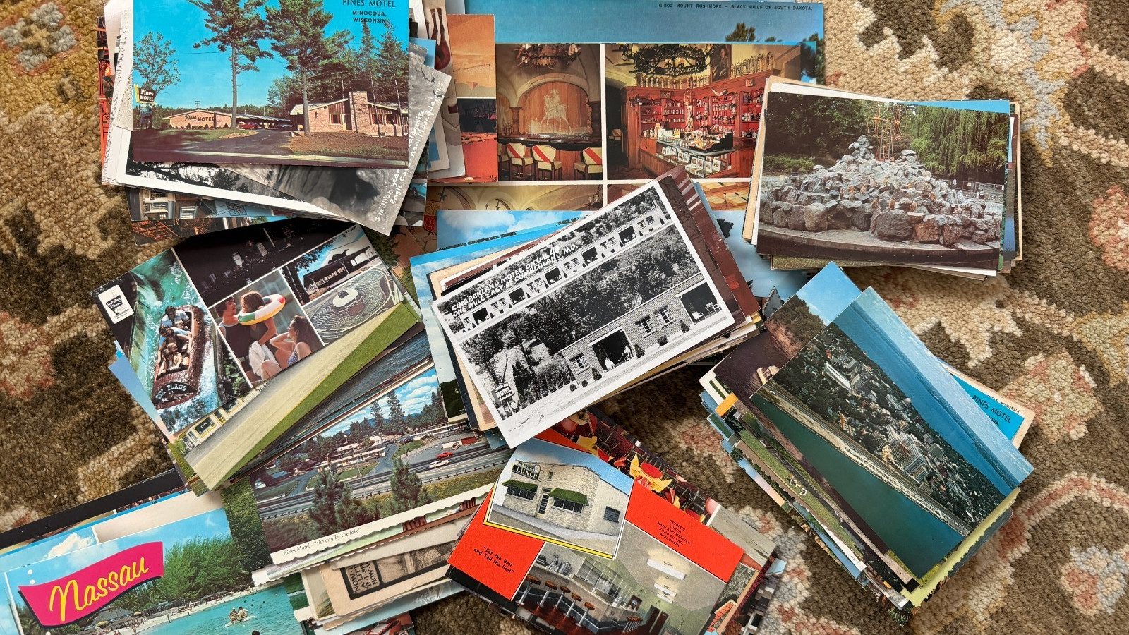 Lot 550 Vintage Postcard Estate  Lithos Chrome Linen Eastern US 1940-1973