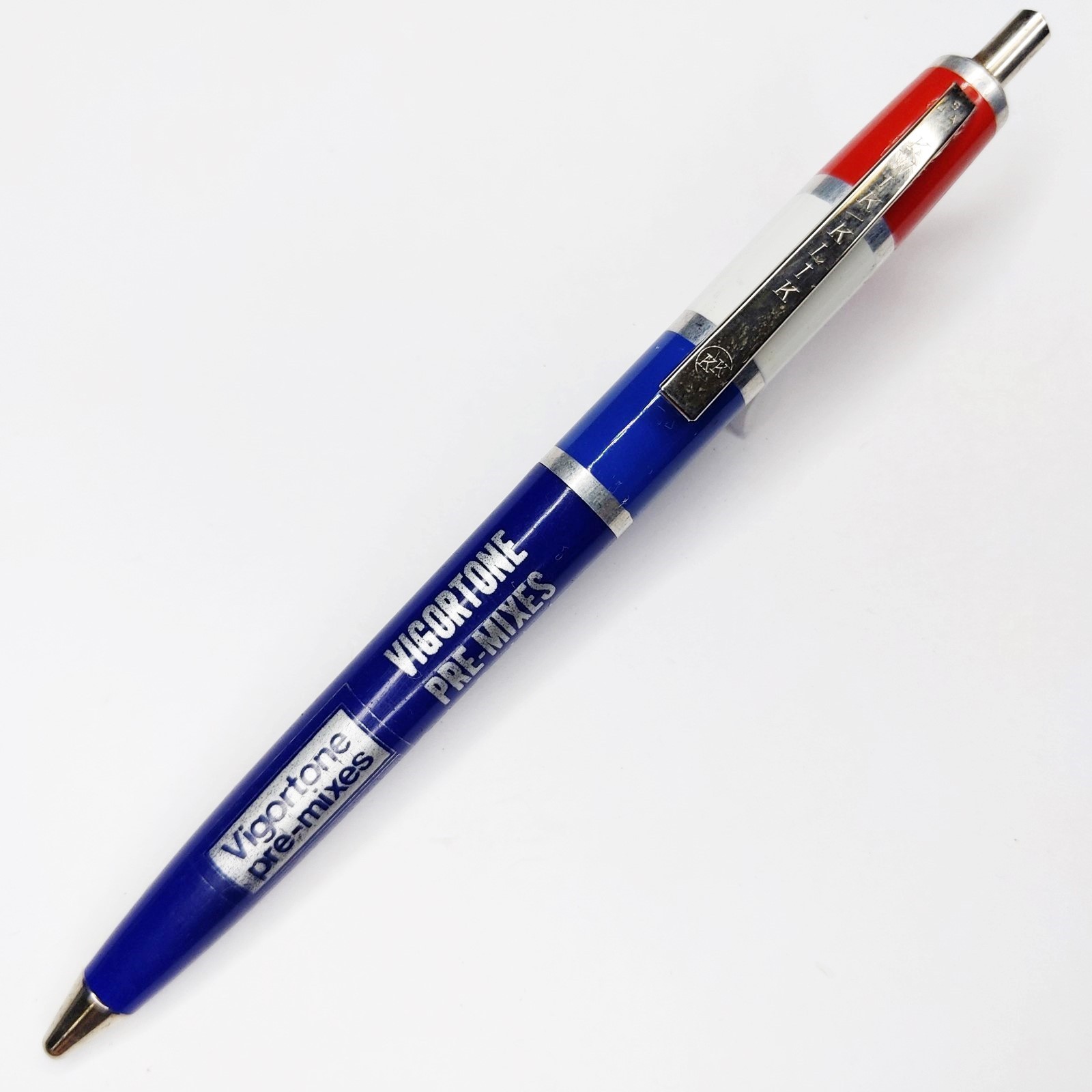 c1960s Cedar Rapids, Iowa Vigortone Pre-mixes Animal Feed Advertising Pen IA G7