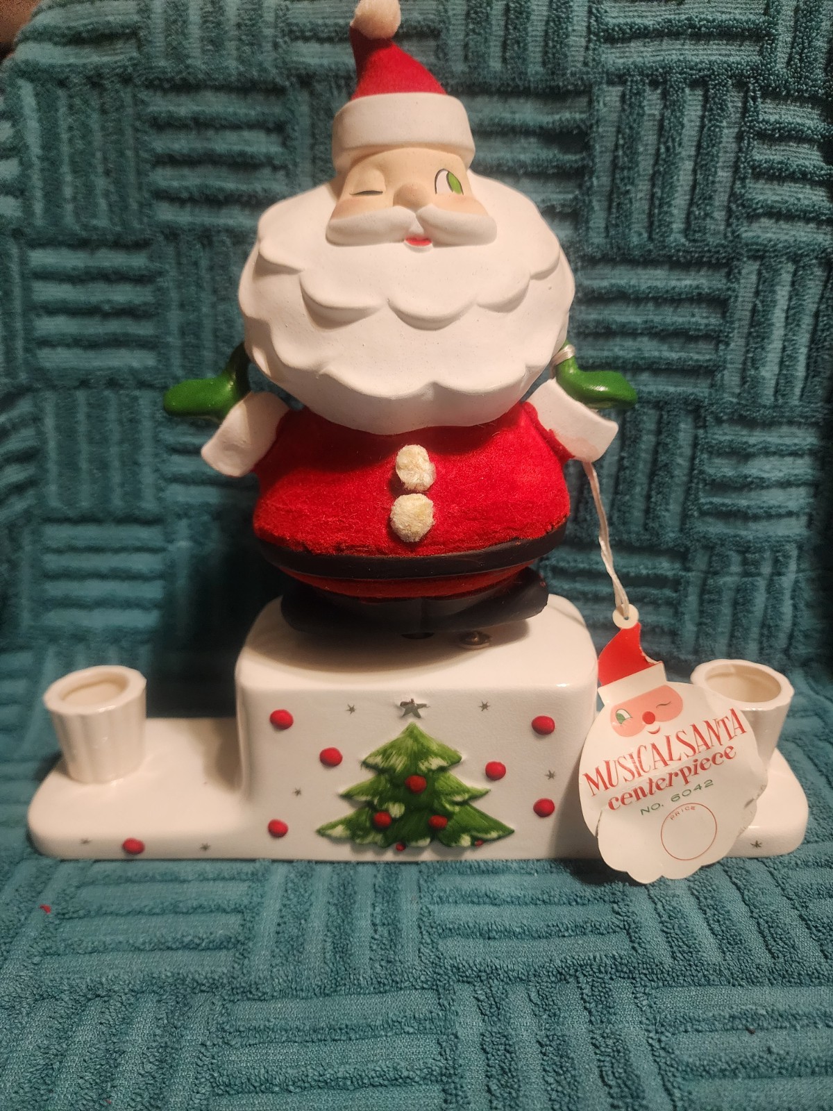 RARE Holt Howard Musical Centerpiece Candelabra with original Paper tag