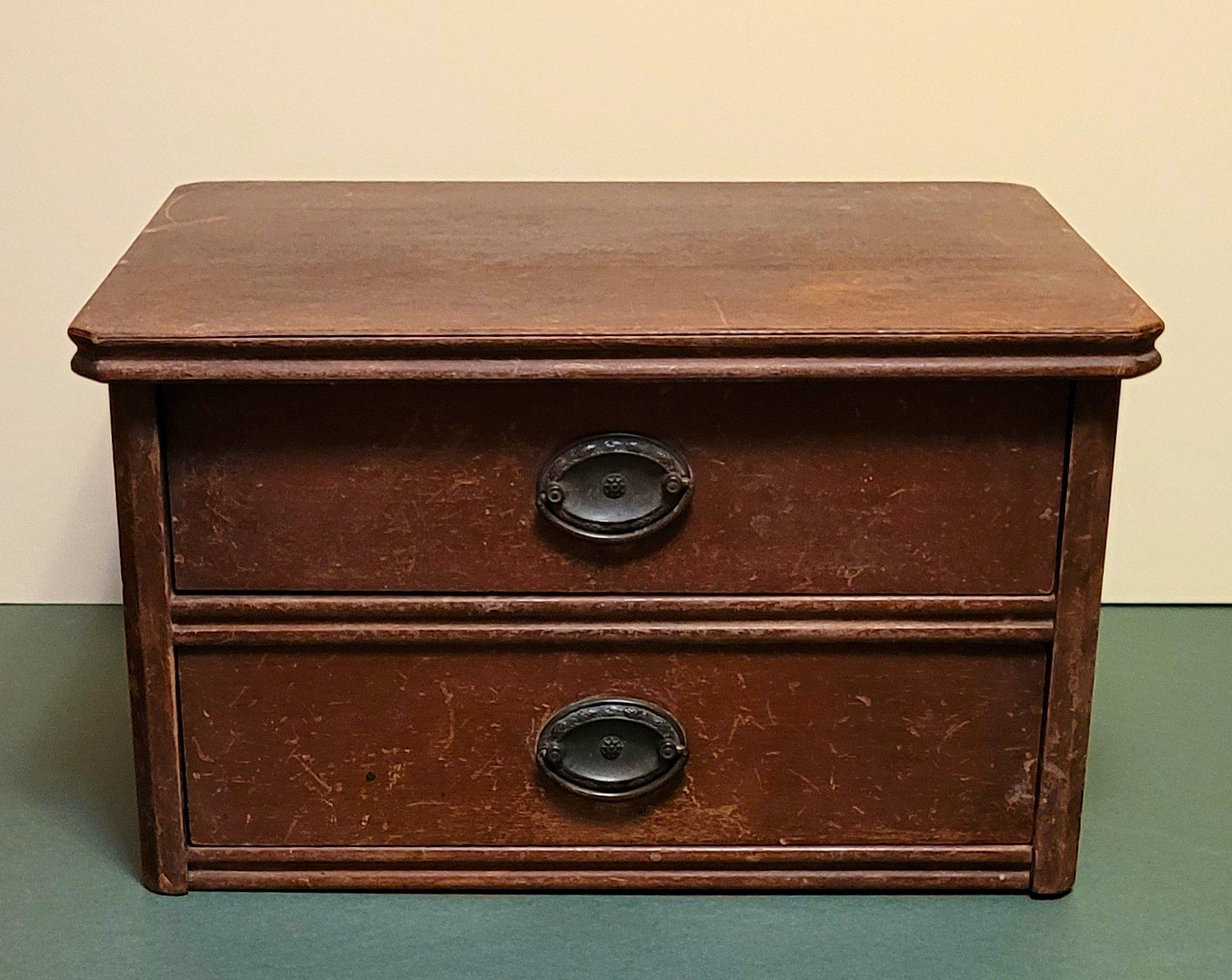 Vintage Duncan Phyfe Style Sewing Cabinet Thread Spool Holder No Stand