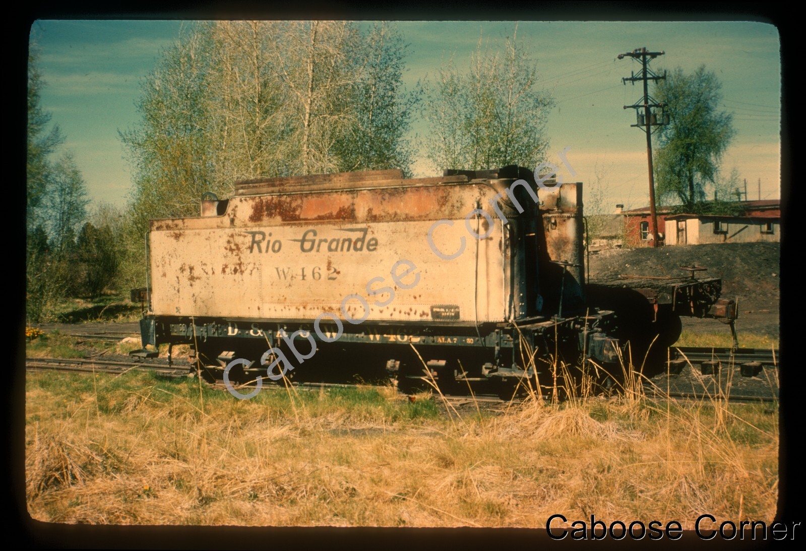 D&RGW W462 Chama 35mm Kodachrome Slide Richard Jackson Al Chione (3473)