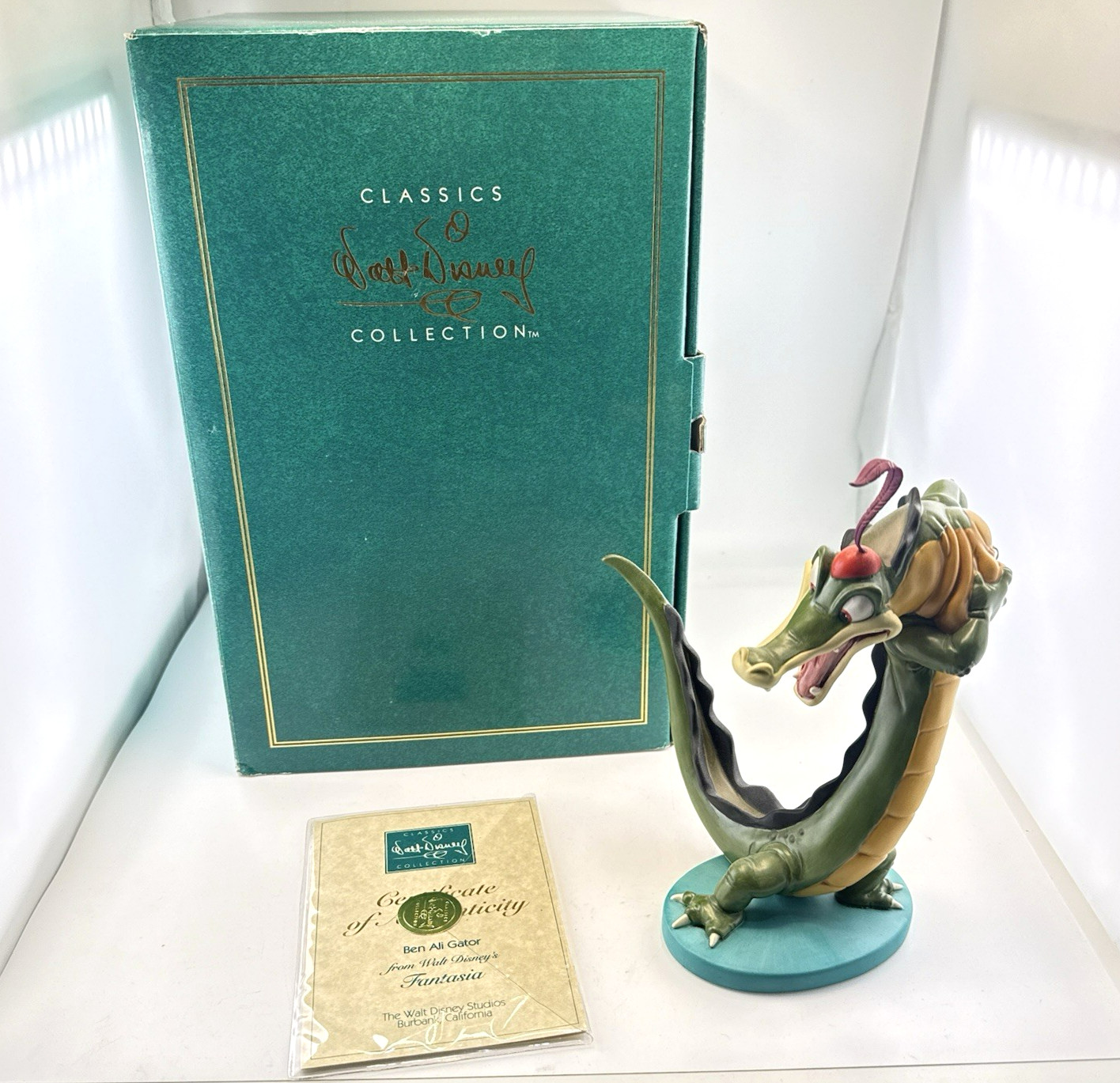 WDCC Fantasia Ben Ali Gator Figurine w/ Box & COA Dance of the Hours Disney