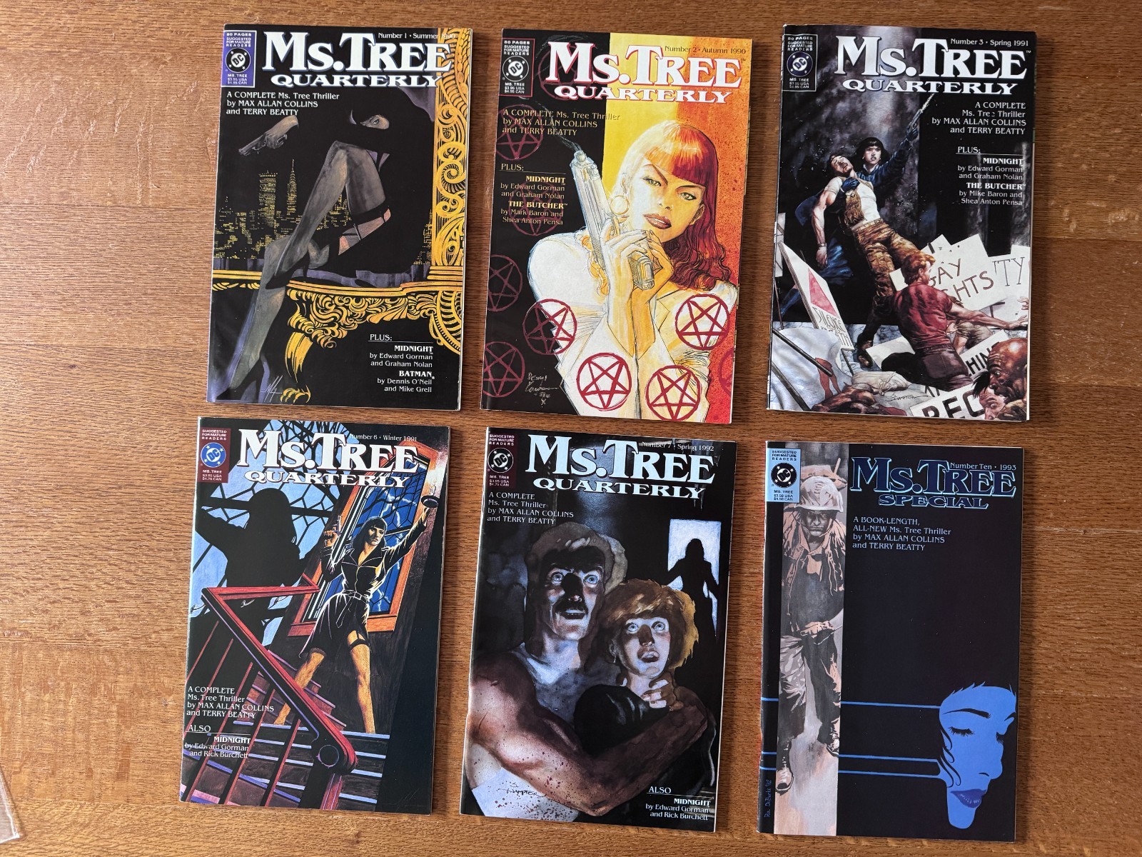 MS TREE QUARTERLY #1 2 3 6 7 10 (DC/1990/0126855) SET LOT OF 6