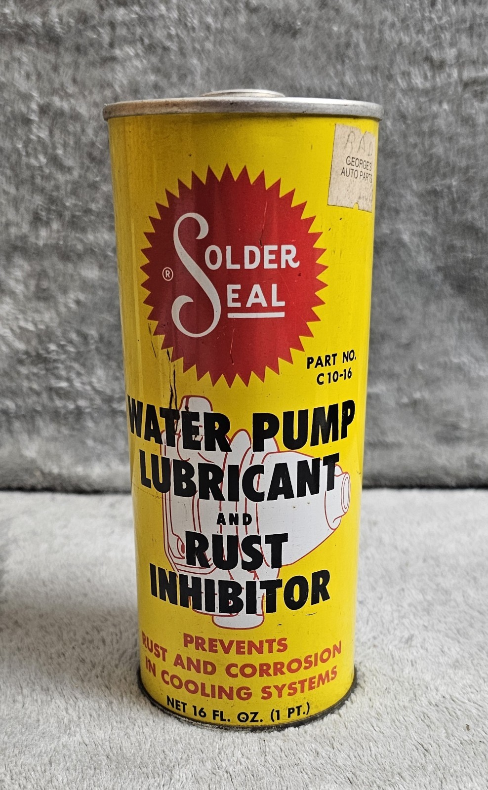 Vintage NOS UNOPENED 15 Oz Solder Seal Water Pump Lubricant Full Excellent