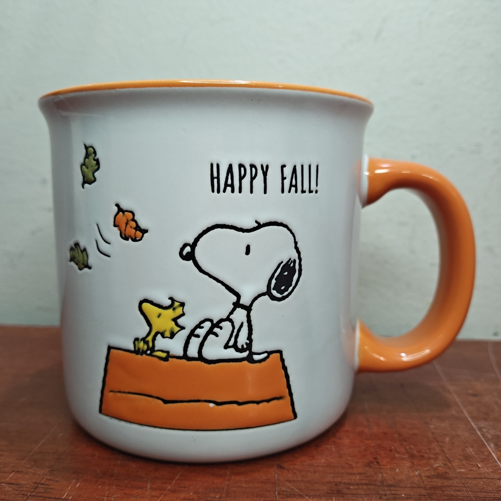 Peanuts Snoopy & Woodstock Happy Fall Coffee  Mug 21 oz