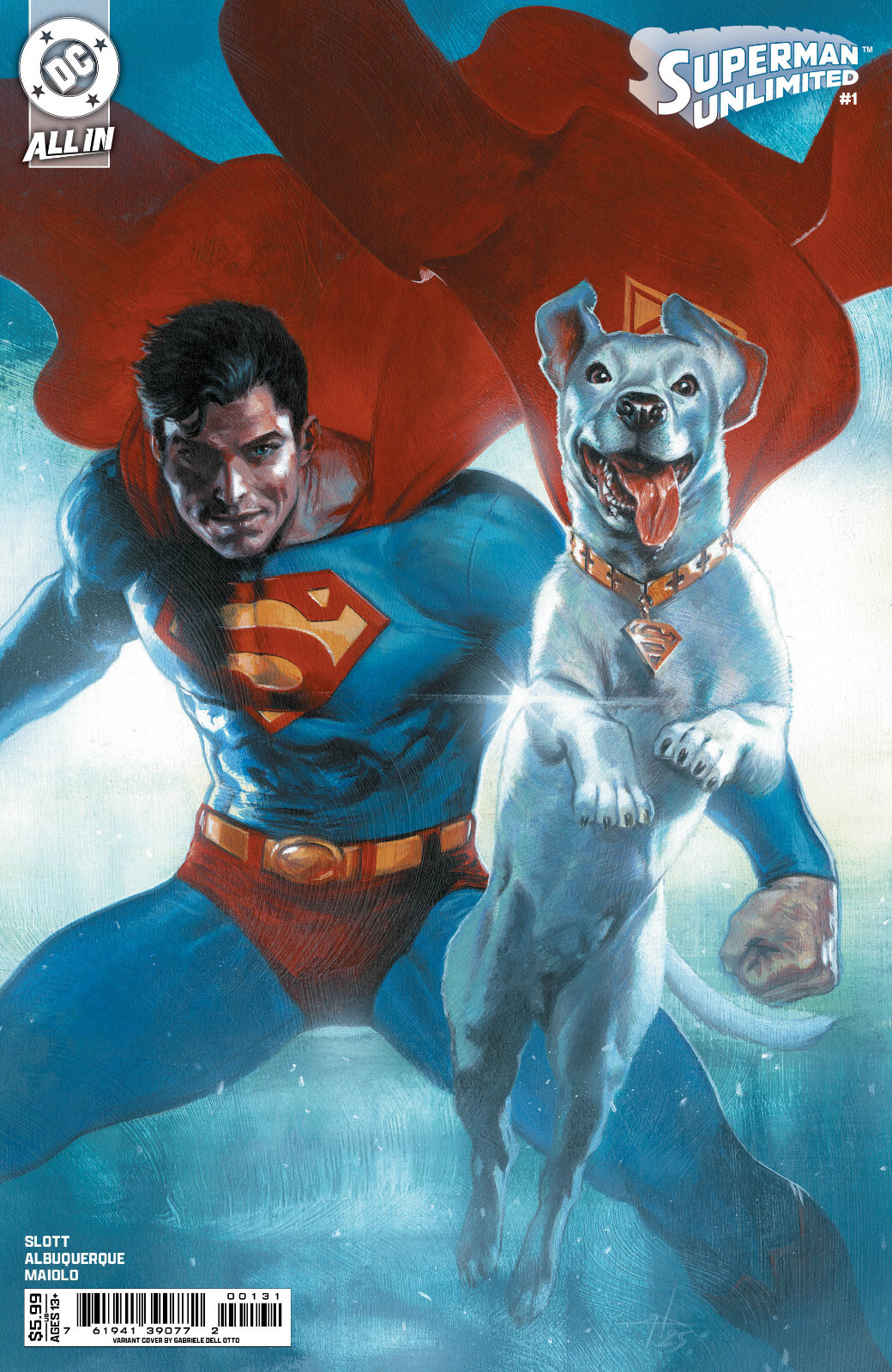 SUPERMAN UNLIMITED #1 (GABRIELE DELL'OTTO VARIANT)(2025) COMIC BOOK ~ DC