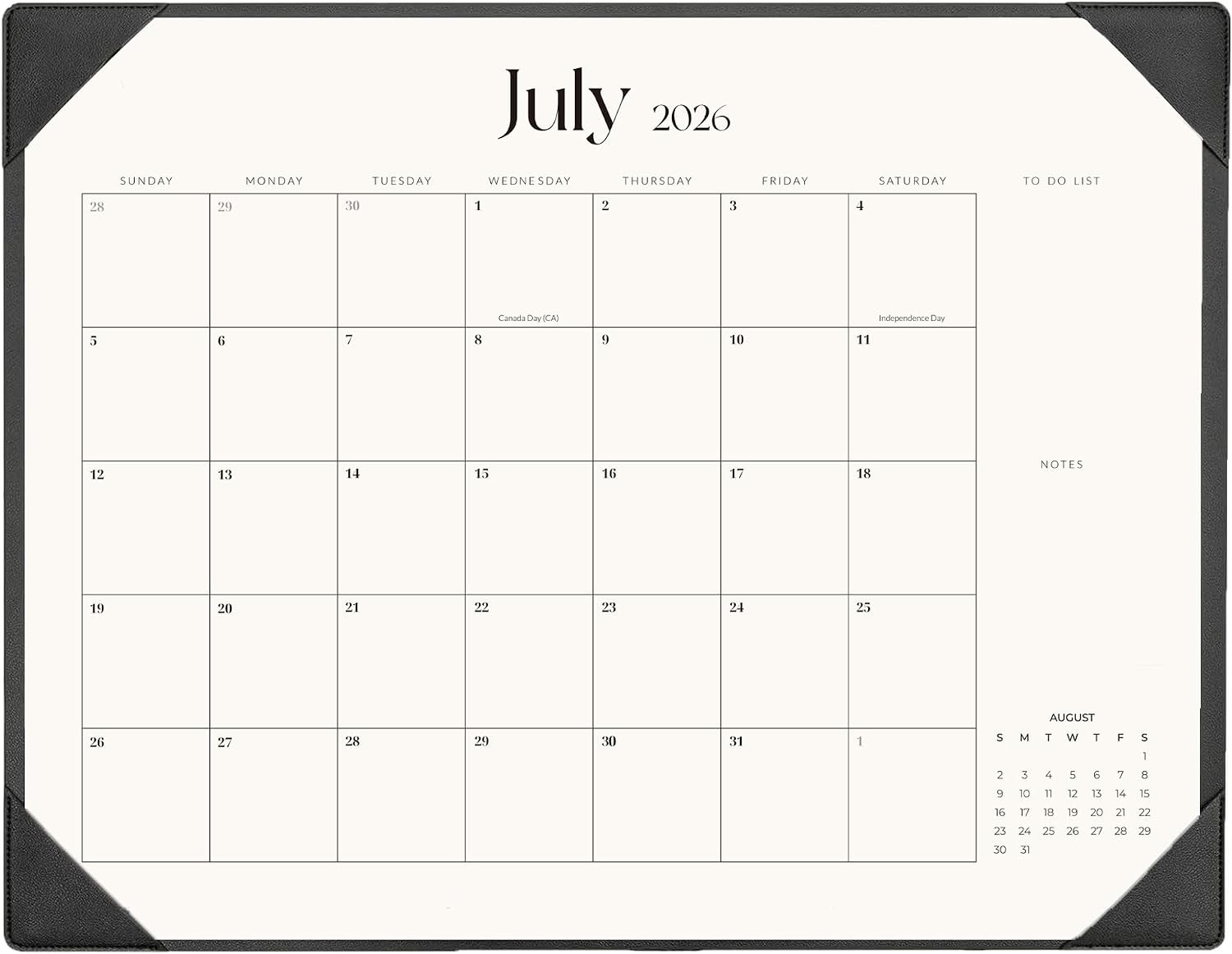 Desk Calendar 2026-2027 with Desk Mat – 22\