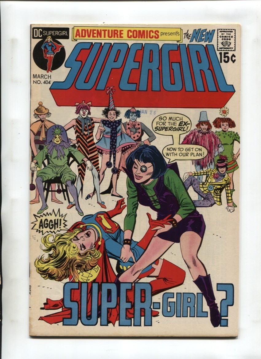 Adventure Comics #404, 1971, Beautiful, Non-Super Supergirl