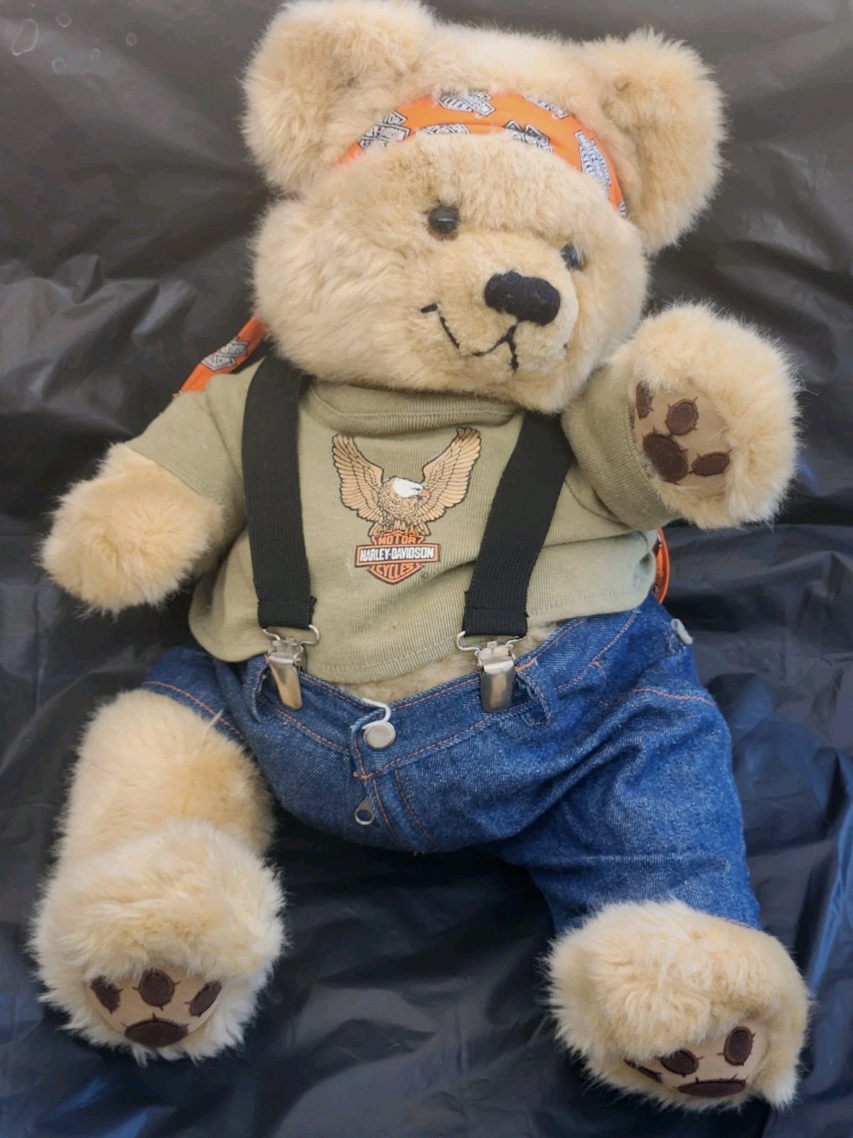 Harley Davidson Plush Collection 17.5” Teddy Bear \