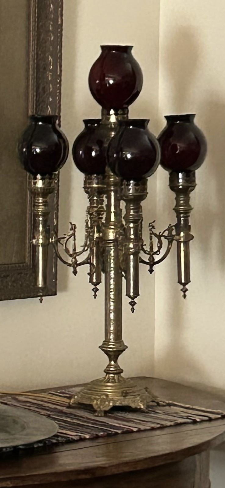 1880S /90s VINTAGE BROTHEL LAMP. EXTREMELY RARE. ONE OF A KIND