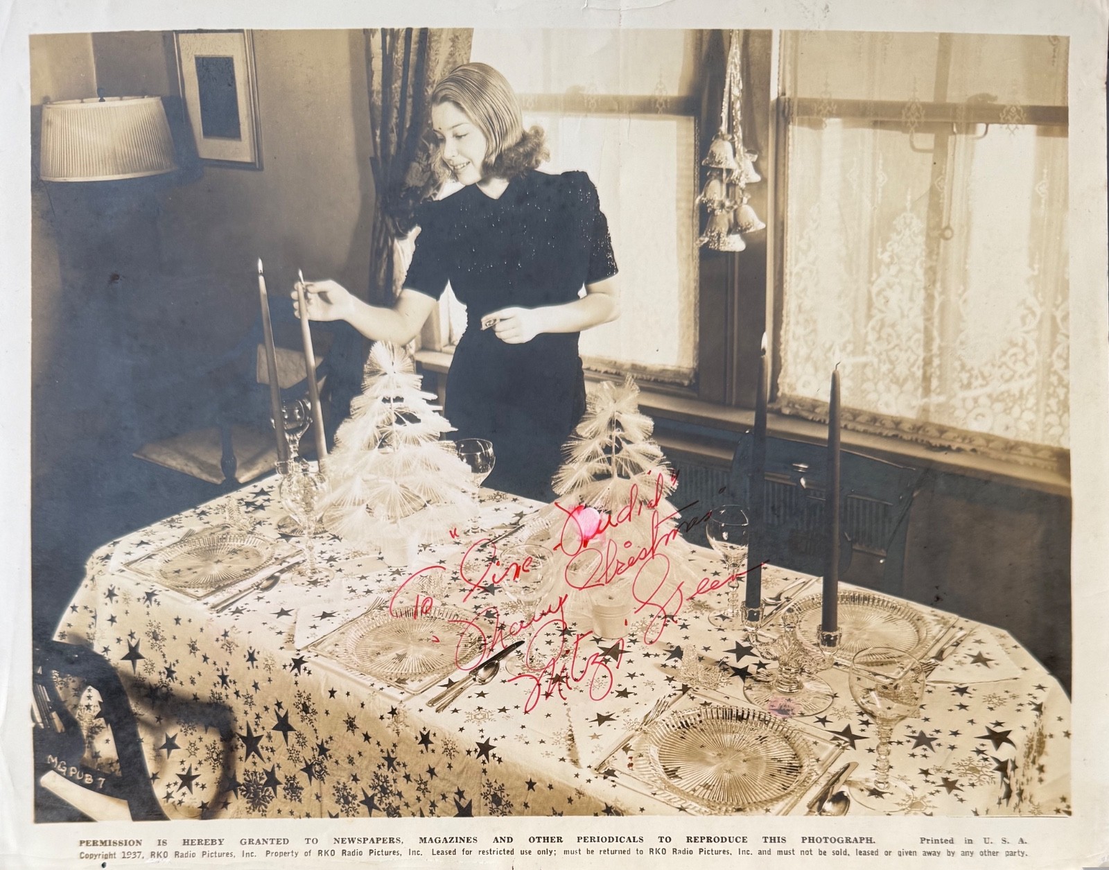 Mitzi Green, Famous American Actress, Hand Signed Photo 25cm x 20cm With COA