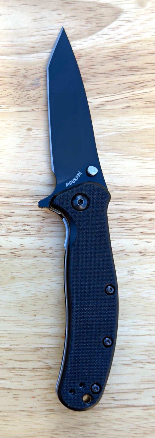 Kershaw Zing Tanto 1735TCKT RJ Martin Design(Black DLC 14C28N) Discontinued