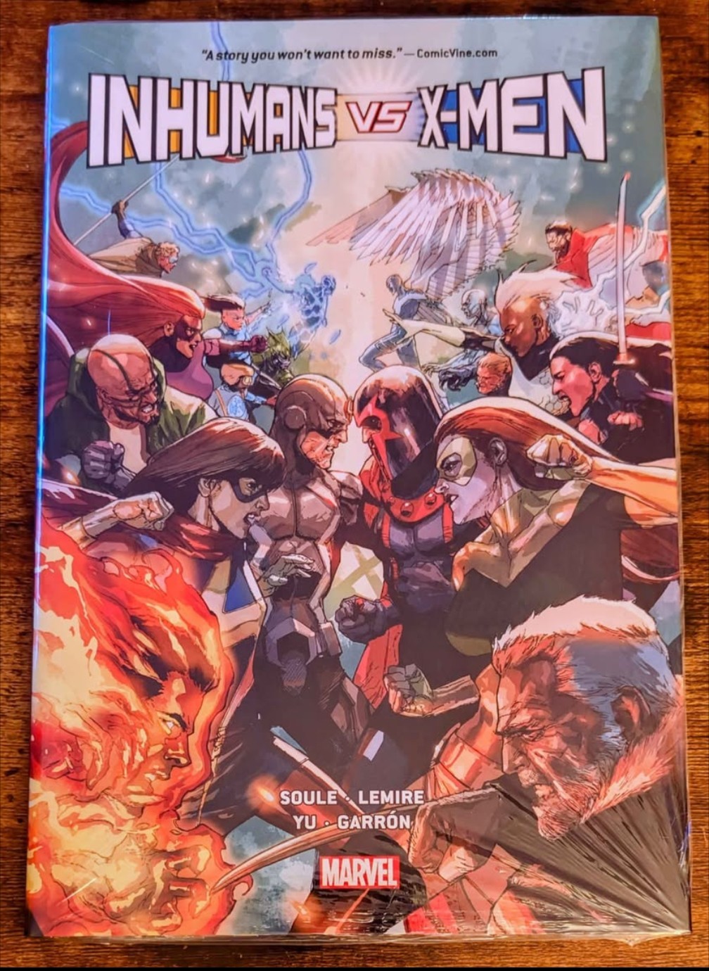 Inhumans vs X-Men by Jeff Lemire, MARVEL (2017, Hardcover) BRAND NEW & SEALED