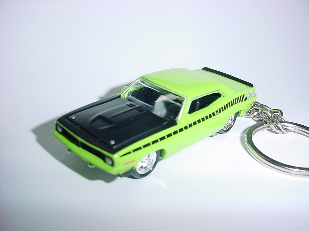 3D 70\' PLYMOUTH AAR BARRACUDA CUSTOM KEYCHAIN keyring key MOPAR HEMI 1970 Cuda