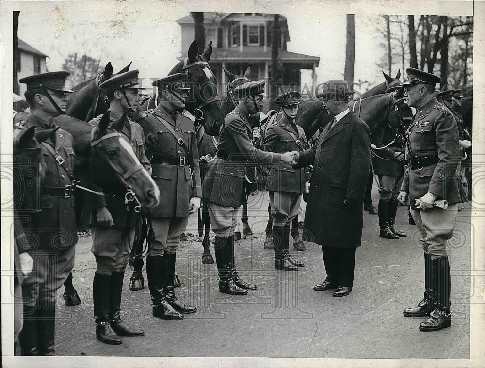 1930 Press Photo Col. Harry Coots commandant of the Fort Myers post