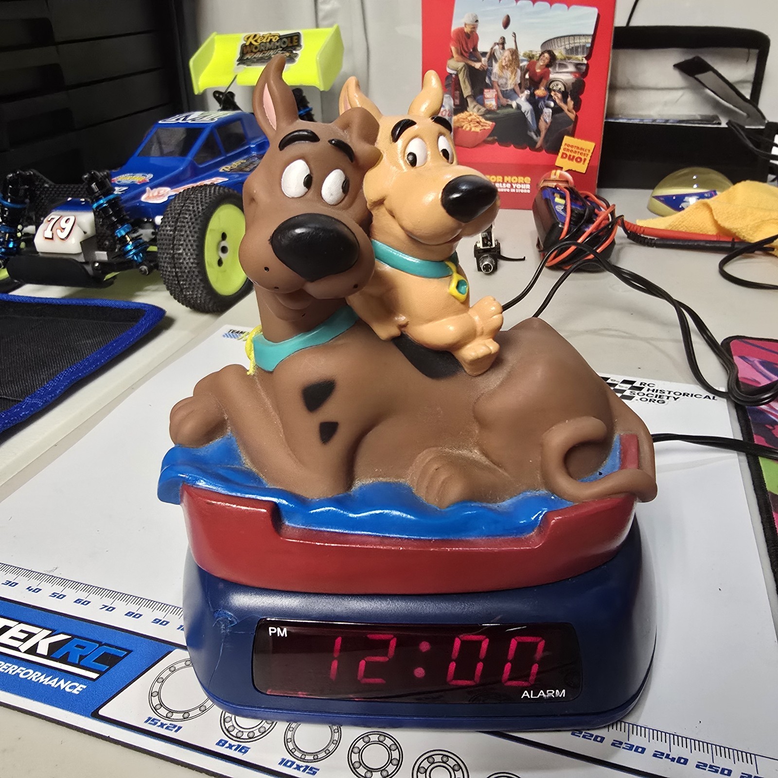 Vintage 2000 Scooby-Doo & Scrappy-Doo Alarm Clock Nightlight – Fantasma Brand