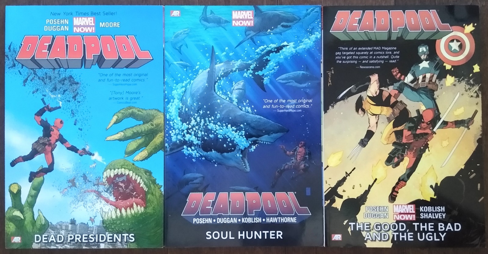 Deadpool Volume 1-3 by Brian Posehn and Gerry Duggan