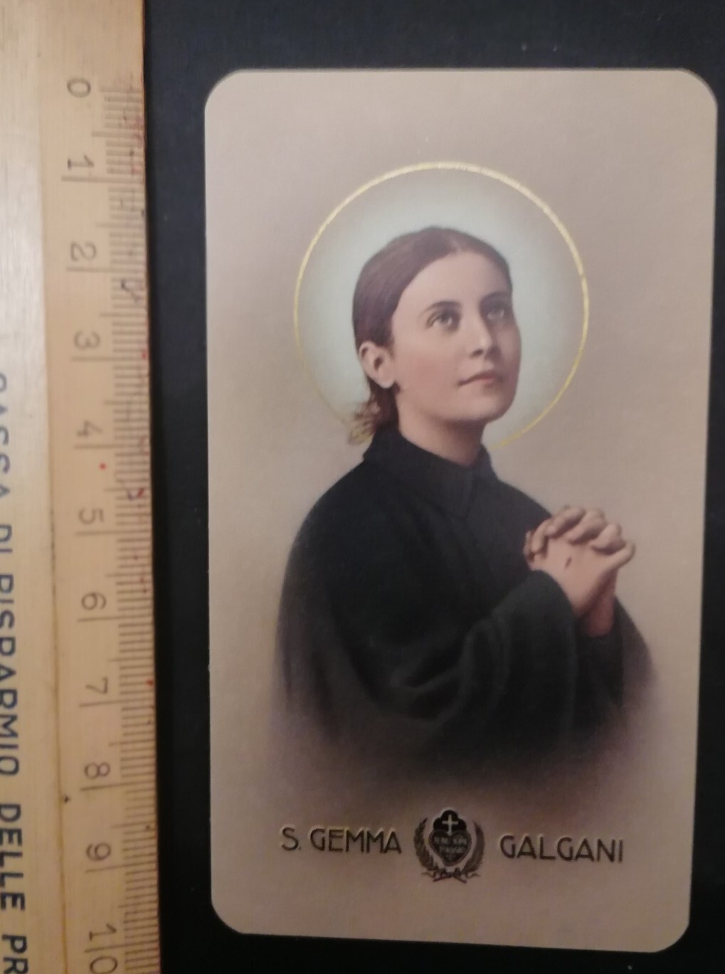 Santino, Holy Card, S. Gemma Galgani